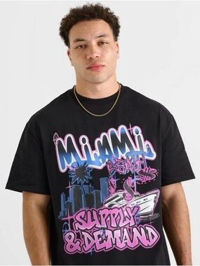 Supply & Demand Men's Miami Graphic T-shirt